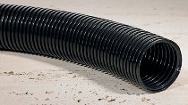 Corrugated flexible conduit
