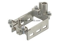 Hinged frame 10B for 3 modules