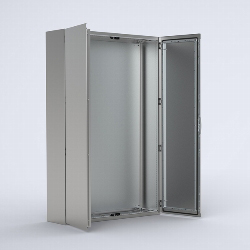 EKDS Stainless steel compact version, double door enclosure