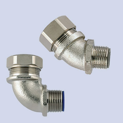 45° and 90° Elbow Compression Fitting