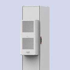 Vertical mounted cooling units